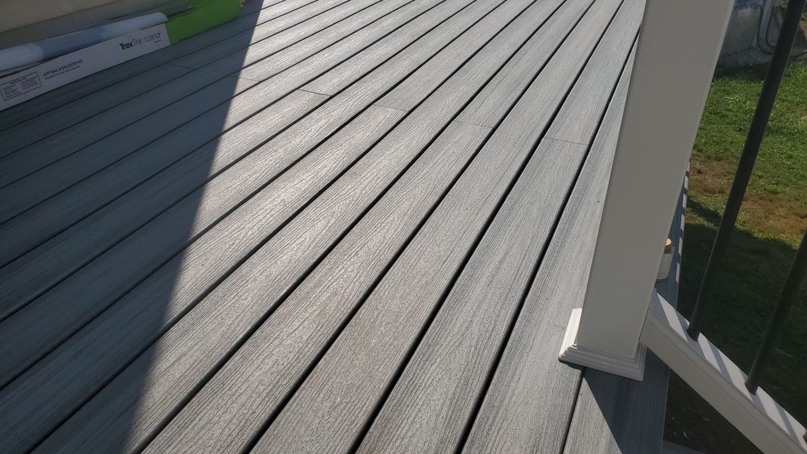 Elevated Composite Deck with Modern Railing System photo 3